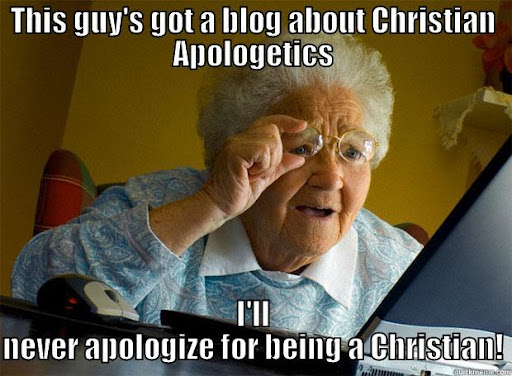 grandma christian apologetics meme